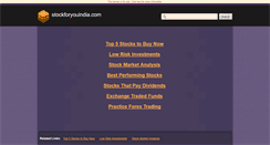Desktop Screenshot of camarillalevels.stockforyouindia.com